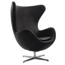 Poltrona Giratória Pelmex Egg - Preto