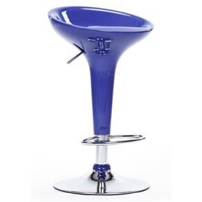 Banco Alto Stool c / Regulagem de Altura &Atilde; G&aacute;s - Branco - Importado - cod. 60385