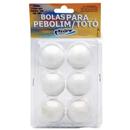 Bola de Pebolim Klopf Branca - 6 Unidades 