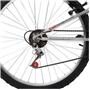 Bicicleta Aro 26 Track Bikes TB100XS com 18 Marchas e Dupla Suspensão - Preta/Prata