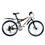 Bicicleta Aro 26 Prince Fujima Tribe Alumínio com Full Suspension, 21 Marchas e Descanso Lateral - Branca/Preta