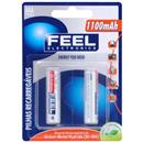 Pilha Recarregável Feel AAA NI-MH 1100MAH c/ 2 ...