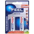 Pilha Recarregável Feel AA NI-MH 2300 MAH c/ 2 ...