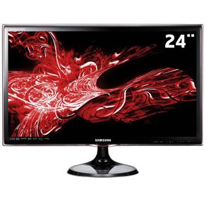 TV Monitor 24" LED Samsung SyncMaster T24A550 Full HD c/ Entradas HDMI e USB e Conversor Digital