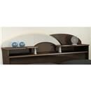 Cabeceira Casal Gelius Box Podium - Tabaco/Bran...