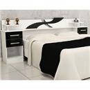 Cabeceira Casal Gelius Melissa - Branco/Preto
