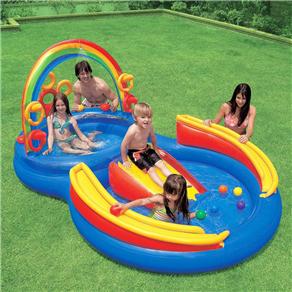 Piscina Inflável Intex Playground Arco - Íris