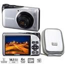 Câmera Digital Canon A2200 Prata com 14.1 MP, L...