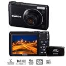 Câmera Digital Canon A2200 Preta 14.1 MP, LCD 2...