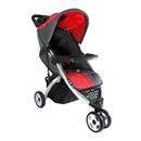 Carrinho de Bebê Love Triciclo Luxo 296 - Vermelho