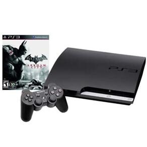 Console Sony Playstation 3 Slim c/ 160GB + Jogo Batman: Arkham City - PS3