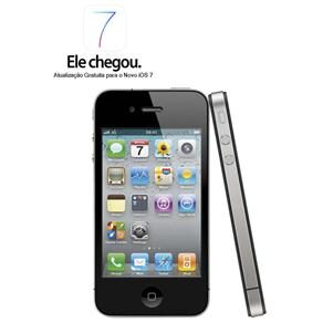 iPhone 4 Apple 8GB TIM com Câmera 5MP, Touch Screen, GPS, MP3, Bluetooth e Wi-Fi - Preto