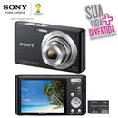 Câmera Sony DSC-W610 Preta c/ 14.1MP, LCD 2.7”,...