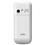 Celular desbloqueado 411 Meu Branco/Rosa c/ Câmera 1.3MP, Rádio FM/MP3/MP4, Dual Chip, Quadriband, Bluetooth + Fone de Ouvido + Cartão de 2GB