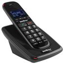 Telefone sem Fio Intelbras TS 63 Preto c/ Tecla...
