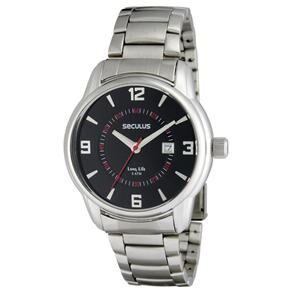 Relógio Masculino Analógico Seculus Long Life 28095G0SLNA2 – Prata