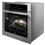 Forno de Embutir Elétrico GE Pirolítico com Controle Glass Touch e Grill - Inox/Preto - 220V - 66 Litros