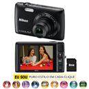 Câmera Digital Nikon CoolPix S4300 Preto c/ LCD...