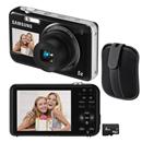 Câmera Samsung PL120 Preta c/ 14.2MP, LCD 2.7",...
