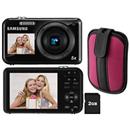 Câmera Samsung PL120 Preta c/ 14.2MP, LCD 2.7",...