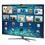 TV 55” 3D LED Samsung Série ES7000 Full HD com Controle de Movimento Smart Interaction Wireless integrado e Conversor 2D-3D + 4 Óculos 3D + Suporte
