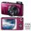 Câmera Digital Canon PowerShot SX240HS Pink Full HD com 12.1 MP, LCD 3.0", Zoom Óptico 20x, PictBridge e Detector de Sorrisos e Faces