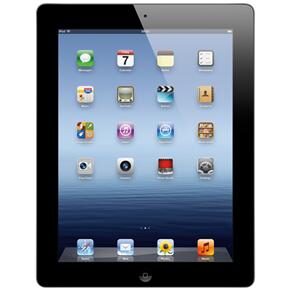 iPad 3 Apple Wi-Fi + 3G* MC707BR/A com 64GB, Bluetooth 4.0, Câmera HD, Acelerômetro, Bússola Digital, Tela 9,7" e iOS 5.1 - Preto