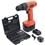Kit Parafusadeira/Furadeira Elétrica Black&Decker CD121K50BR 3/8" - 12V - Bivolt
