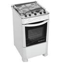 Fogão Continental 4 Bocas Calore Bivolt - Branco