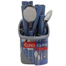Conjunto de Talheres Cube com 24 Peças Euro com...