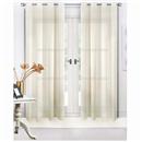 Cortina Camesa Voil Liso 180x200 cm - Bege