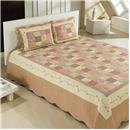 Colcha Patchwork King com 2 Porta-travesseiros ...
