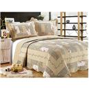 Colcha Patchwork Casal com 2 Porta-travesseiros...