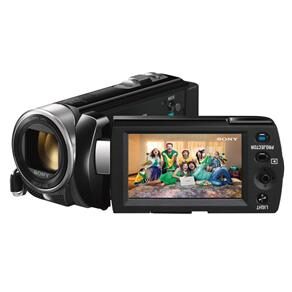 Filmadora Sony Standard Definition DCR-PJ6 Preta com LCD de 2,7”, Zoom Óptico 70x, Estabilizador de Imagem, Projetor Integrado + Cartão de 4GB 