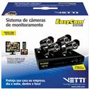 Kit Câmera de Segurança Vetti EasyCam 4 canais ...