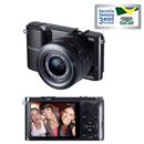 Câmera Digital Samsung NX1000 Preta com 20.3MP,...