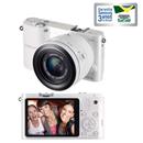 Câmera Digital Samsung NX1000 Branca com 20.3MP...