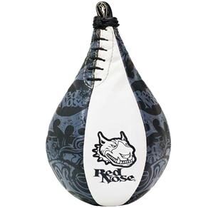 Punching Ball Red Nose Cl&aacute;ssica Tatoo em Couro RN080115 - Branco / Cinza - cod. 1940531