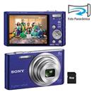 Câmera Digital Sony Cyber-shot DSC-W730 Azul co...