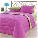 Jogo de Cama Solteiro Brilhante 3 Peças - Pink/...