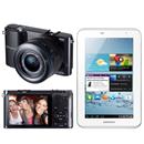 Câmera Digital Samsung NX1000 Branca  20.3MP, L...