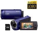 Filmadora Handycam HDR-CX220 Sony Full HD Azul ...