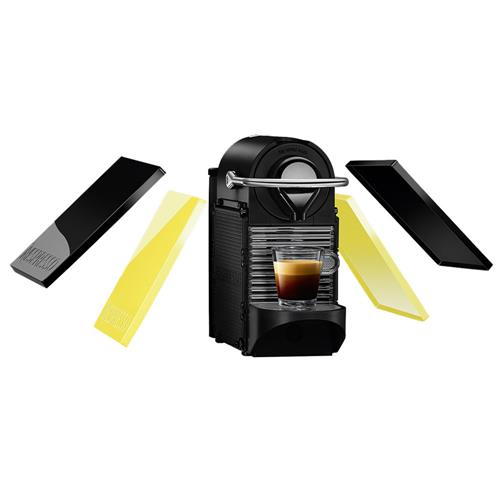 Cafeteira Nespresso Pixie C60 Preta e Amarela + Aeroccino 3 - Nespresso