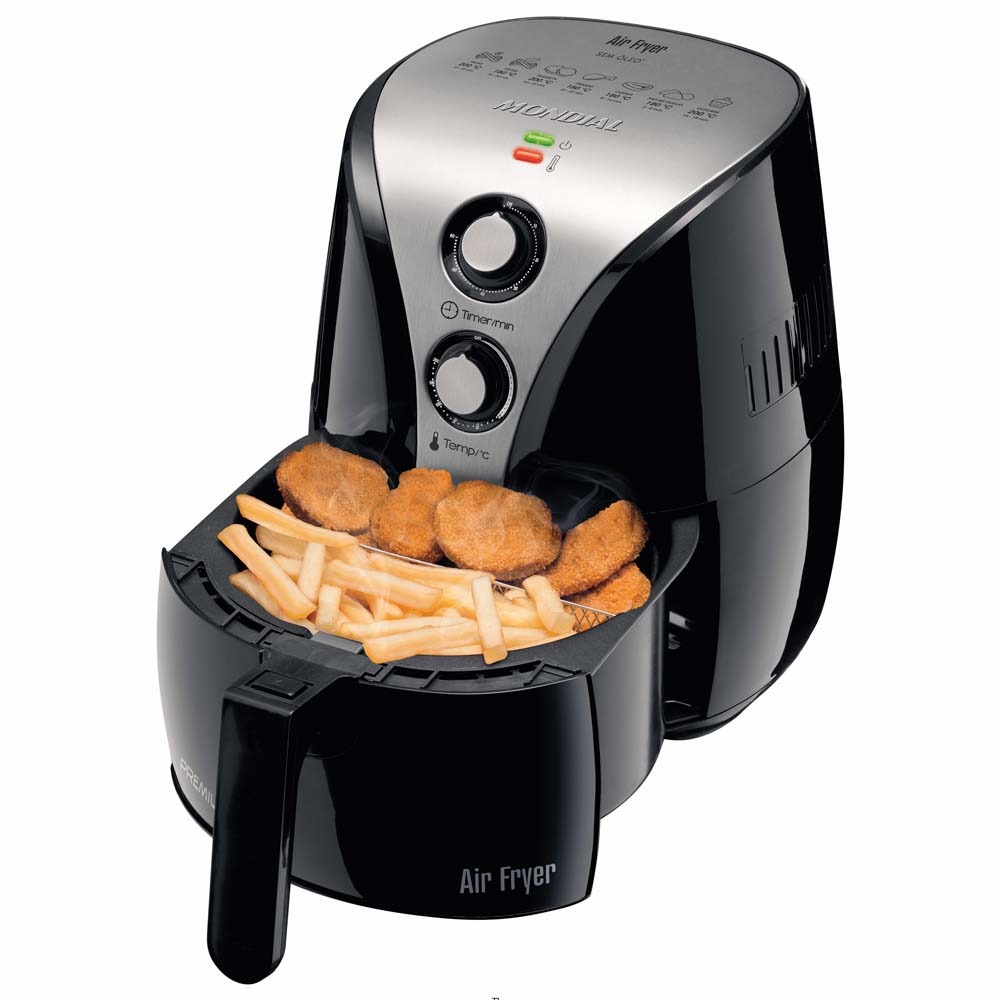 Fritadeira Elétrica Mondial Air Fryer Premium AF01 (Não Necessita Óleo