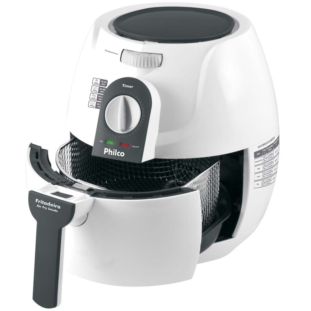 Fritadeira Philco Air Fry Saude com Capacidade do cesto 2,35 Litros