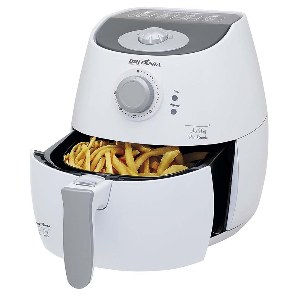 Air Fry Pró Saúde Britânia N BR Branca Fritadeiras no