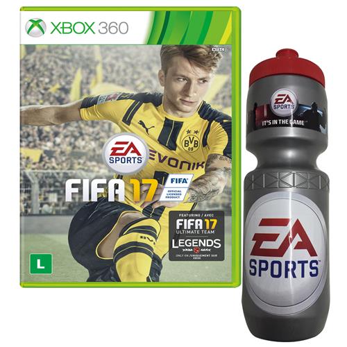 Jogo FIFA 17 Xbox 360 + Squeeze Exclusivo EA Sports Cinza - 750 ml em  Promoção no Oferta Esperta