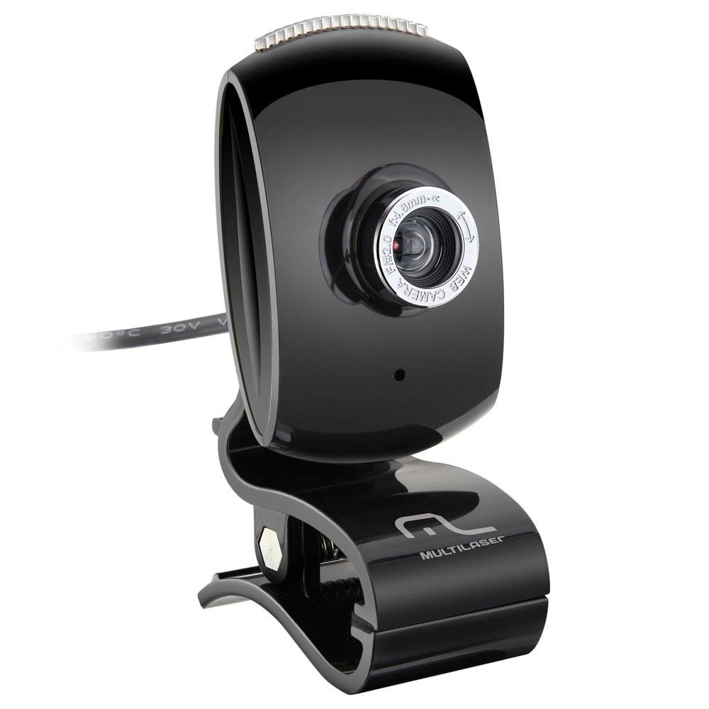 cam Multilaser Plug and Play Black Piano Preto cam no