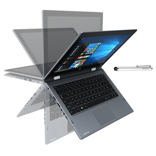 Notebook 2 em 1 Touch Positivo Duo ZR3630 com Intel® Dual Core, 4GB, 32GB eMMC, Leitor de Cartões, Micro HDMI, Bluetooth, LED 11.6" e Windows 10