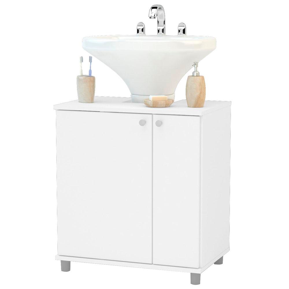 Gabinete para Banheiro Politorno com 2 Portas Branco Balcões no Pontofrio -> Armario De Banheiro Resistente A Agua Gabinete para Banheiro Politorno com 2 Portas Branco Balcões no Pontofrio -> Armario De Banheiro Resistente A Agua
